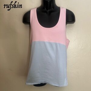 Rufskin Tank Top Large 38-40" chest Gently worn 95% cotton/5% spandex